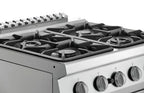 Bartscher Cuisinière à gaz Série 700 Classic, 4 feux - sur pied