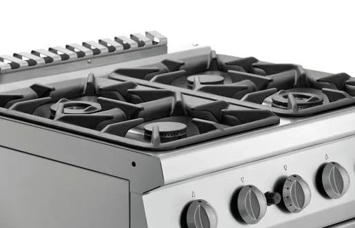 Bartscher Cuisinière à gaz Série 700 Classic, 4 feux - sur pied