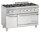 Bartscher Cuisinière à gaz Série 700 Classic, 6 feux - sur pied