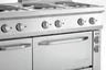 Cuisinière électrique Bartscher 700 ronde avec four électrique et soubassement