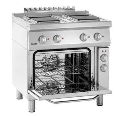 Cuisinière électrique Bartscher 700 avec four électrique