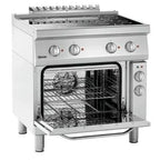 Bartscher cuisinière électrique vitrocéramique 700 avec four électrique 1/1 GN