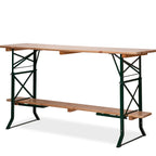 Feros rehausse pour tables de brasserie 1100 mm, cornière en acier pliée 3 mm, 30000 (500/600 mm)