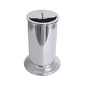 Récipient essuie-lame avec couvercle, 1,5 L, diamètre 11 cm, hauteur 20 cm