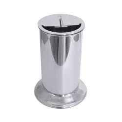 Récipient essuie-lame avec couvercle, 1,5 L, diamètre 11 cm, hauteur 30 cm