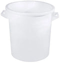 Tonne en plastique en polyéthylène blanc 75 L - sans couvercle