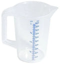 Verre doseur en polypropylène, diamètre supérieur 11,5 cm