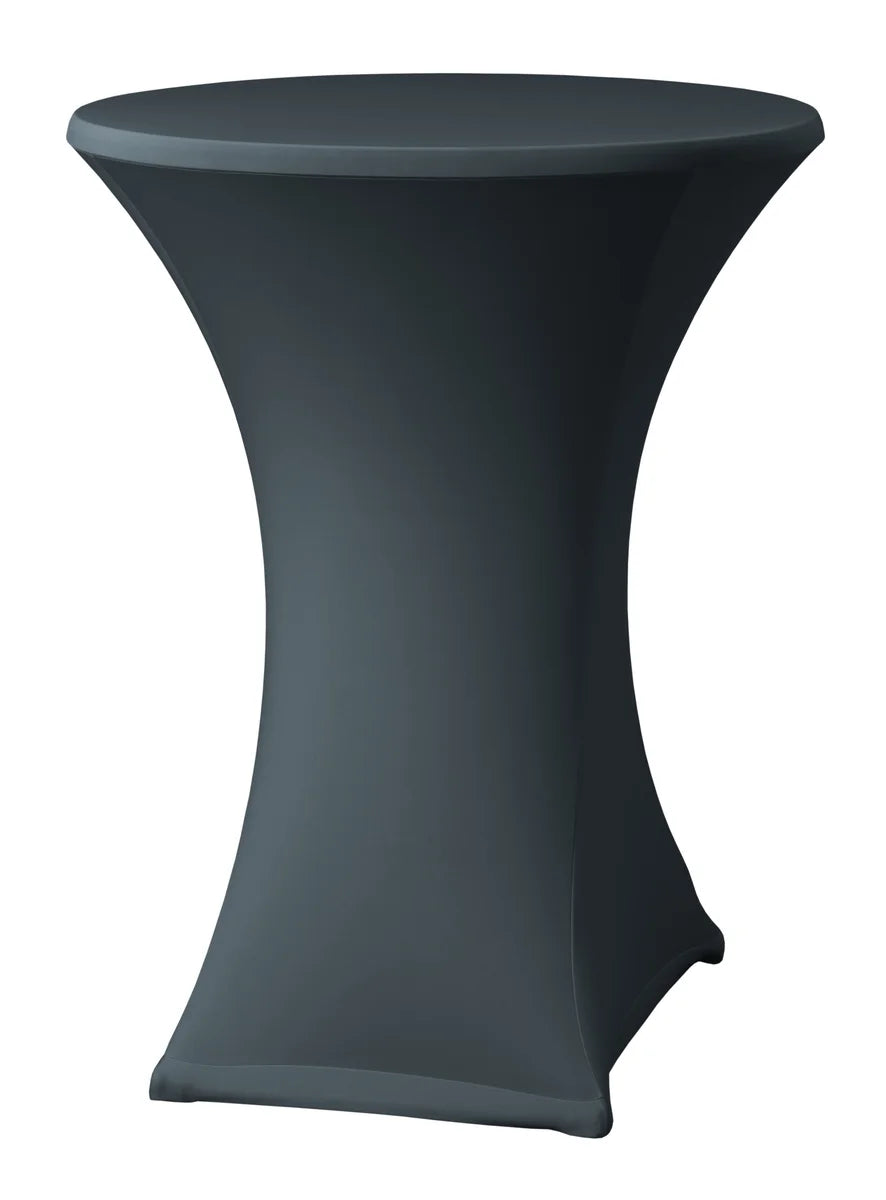 Fox Housse de table haute stretch, noir
