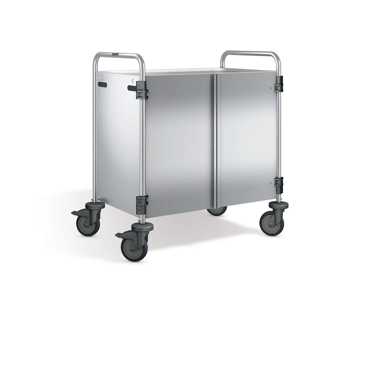 B.PRO Habillage de chariot de service inox 3 faces avec portes battantes frontales pour SW 8x5