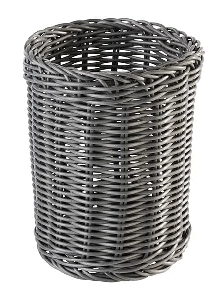 Panier à couverts APS -ECONOMIC- vertical, anthracite, Ø 12 cm, H : 15 cm