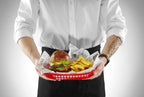 Paniers de service Hendi style fast-food, noir, 6 pcs, 275x175x(H)38mm