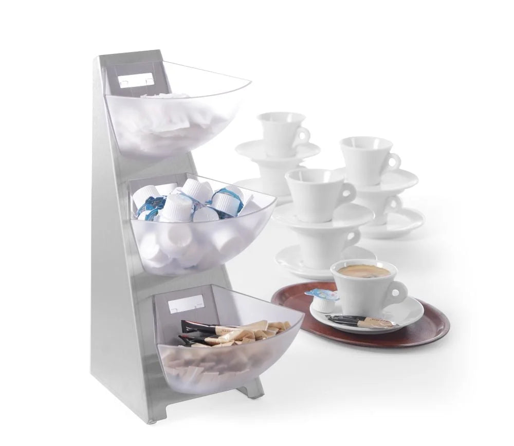 Multi Rack avec 3 bols SAN 1 l en inox
