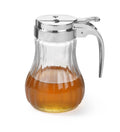 Distributeur de miel verre / acier inoxydable 80x115 mm