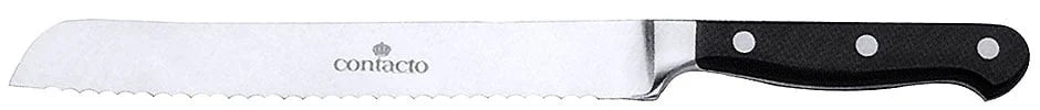Couteau à pain avec manche en mélamine, lame dentelée, longueur de lame 8 1/4 pouces