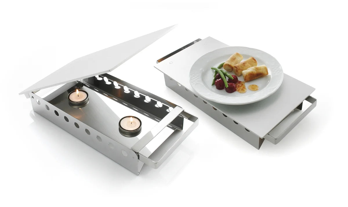 Hendi chauffe-plats 2 bougies chauffe-plat, 330x180x(H)65mm