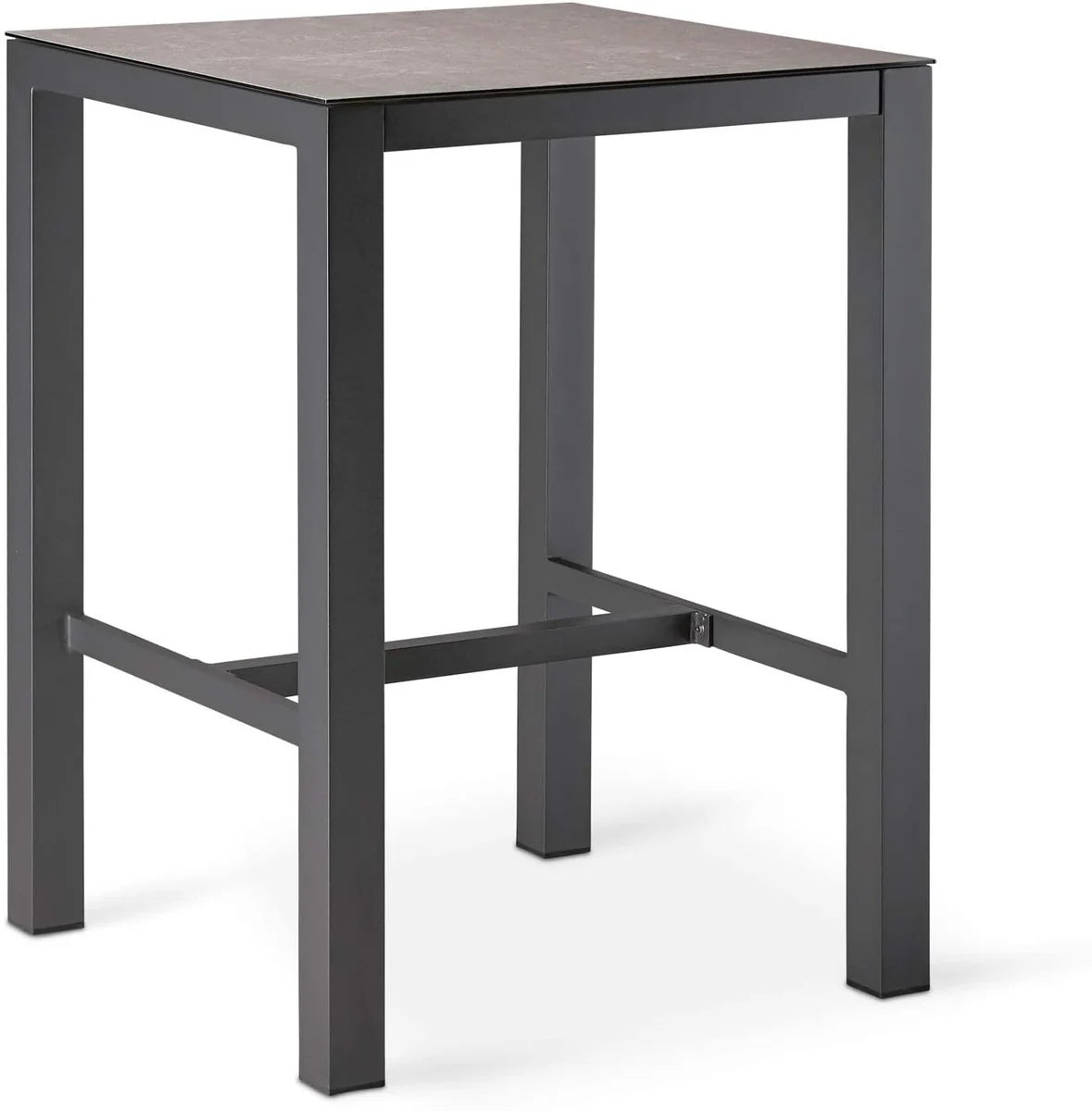 barths Table haute Rhodos 800x800 mm anthracite/Ardesia