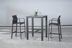 barths Fauteuil de bar Rhodos anthracite/anthracite