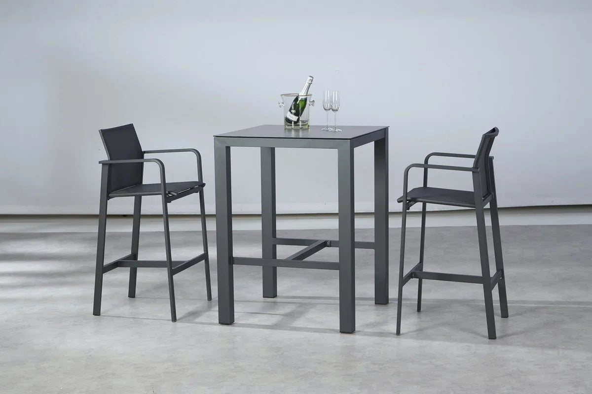 barths Fauteuil de bar Rhodos anthracite/anthracite