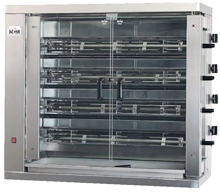 Rôtissoire à poulets verticale ECO 4 - électronique