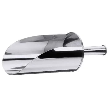 Pelle à farine, finition satinée, diamètre de pelle 14 cm, longueur 37 cm