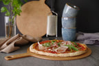 Hendi Planche à pizza avec manche, Ø 356x(H)6 mm