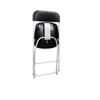 Feros Chaise pliante Budget, gris/noir, structure en acier, pliante
