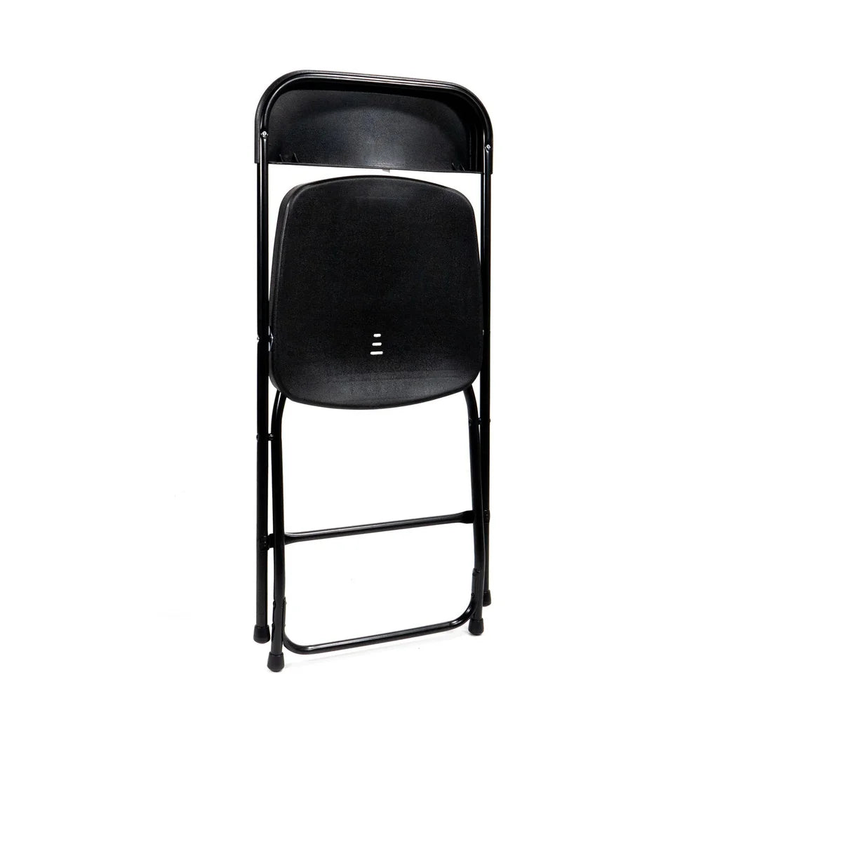 Feros Chaise pliante Budget, noir, structure en acier, pliante