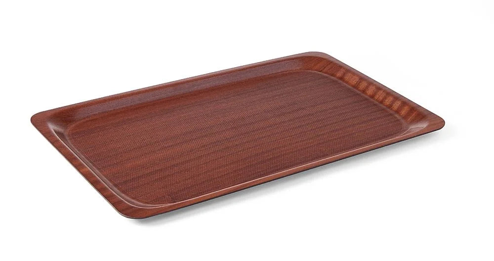 Plateau de service Euronorm Woodform antidérapant 370x530 mm
