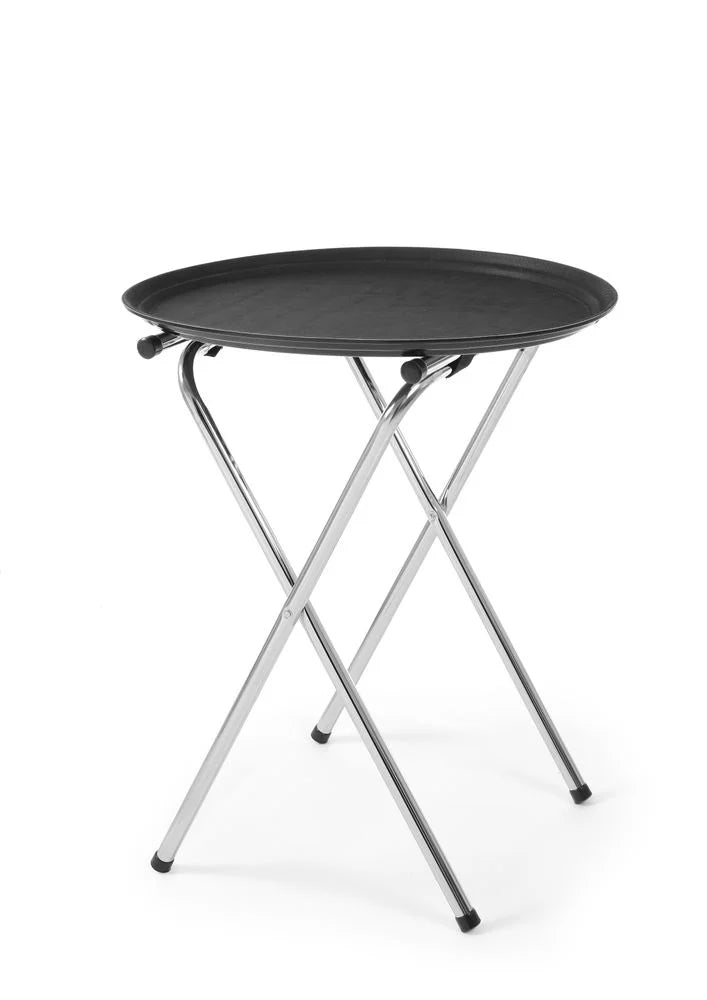 Plateau de service, noir - ovale 735x600x35 mm