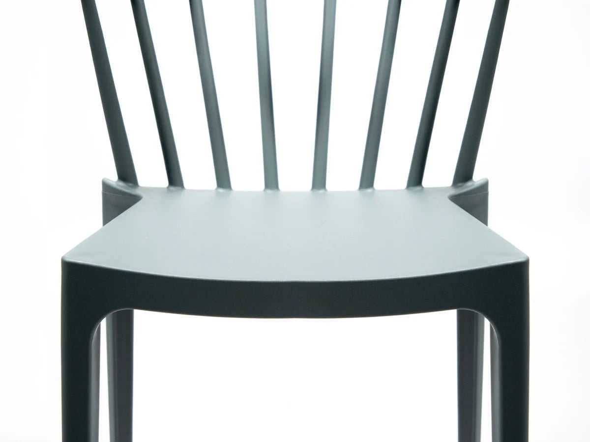 BEST Chaise empilable Windson, vert jade, polypropylène