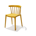 BEST Chaise empilable Windson, jaune ocre, polypropylène