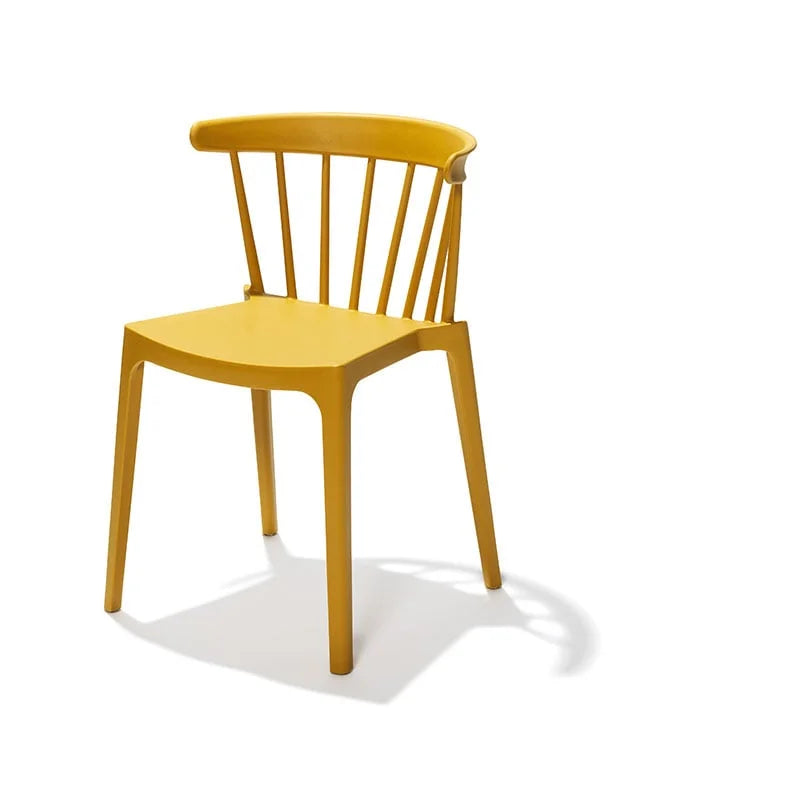 BEST Chaise empilable Windson, jaune ocre, polypropylène