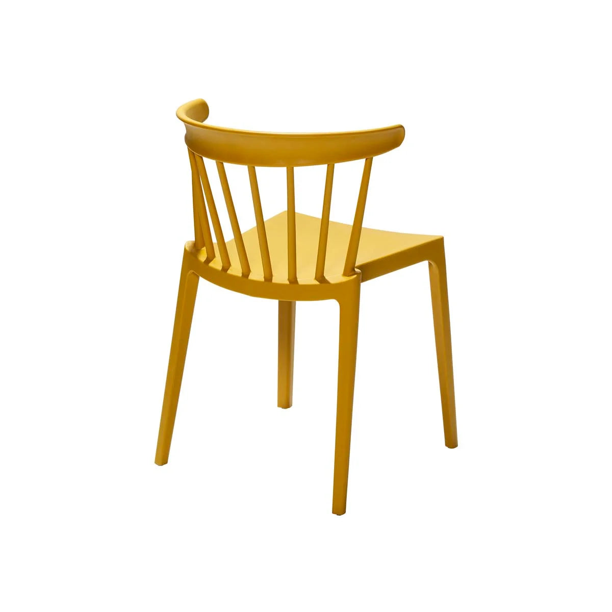 BEST Chaise empilable Windson, jaune ocre, polypropylène