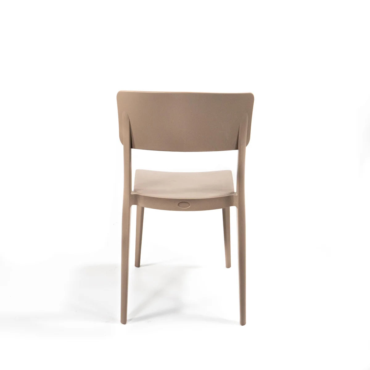 Feros Wing Chair Sand Beige, Chaise empilable en plastique