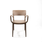 Feros Wing Armchair Sand Beige Chaise empilable en plastique