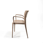 Feros Wing Armchair Sand Beige Chaise empilable en plastique