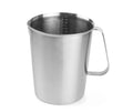 Verre doseur en acier inoxydable, capacité 2,0 litres