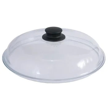 Couvercle en verre Pyrex 28 cm (diamètre 32 cm)