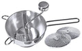 Moulin à légumes 20 cm, inox, capacité 2 L
