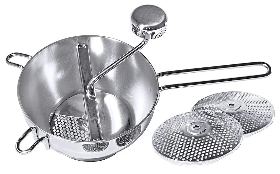 Moulin à légumes 20 cm, inox, capacité 2 L
