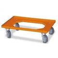 Chariot de transport orange