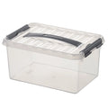 Bac transparent avec couvercle 300x200 mm - 140 mm