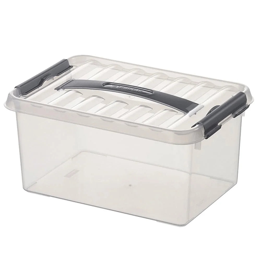 Bac transparent avec couvercle 300x200 mm - 140 mm