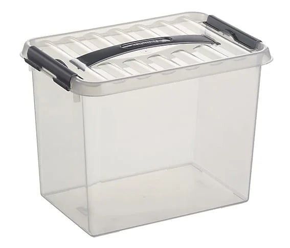 Bac transparent avec couvercle 300x200 mm - 220 mm