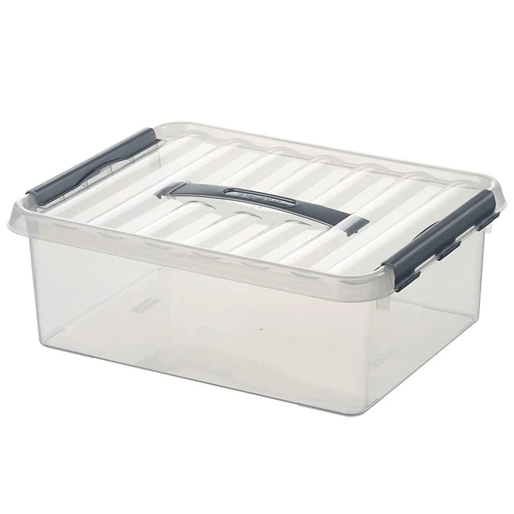 Bac transparent avec couvercle 400x300 mm - 140 mm