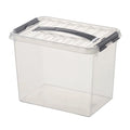 Bac transparent avec couvercle 400x300 mm - 260 mm