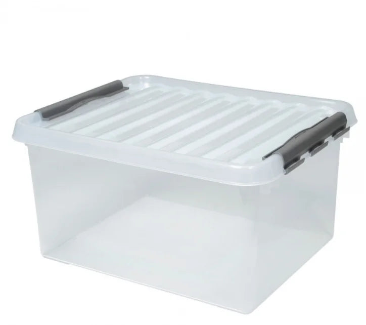 Bac transparent avec couvercle 500x400 mm - 260 mm