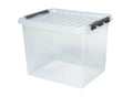 Bac transparent avec couvercle 500x400 mm - 380 mm