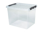 Bac transparent avec couvercle 500x400 mm - 380 mm