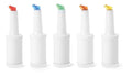 Bouteille doseuse + pichets, 9x30 cm, 0,8 l rouge